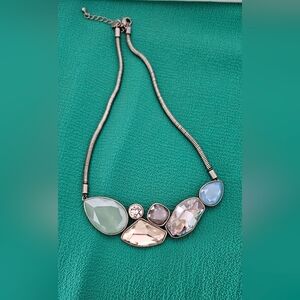 Touchstone Crystal By Swarovsli Pastel Gem Necklace